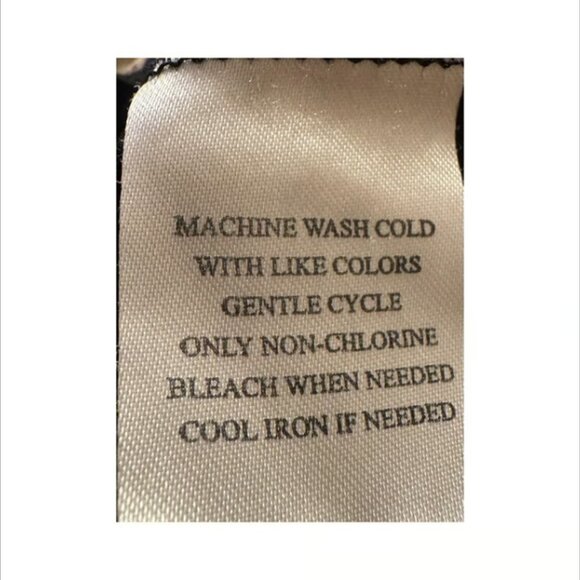 Sag Harbor MSRP $85 Black Floral Blouse Short Sleeve Top Purple Yellow Small - Picture 6 of 9